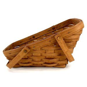 1989 Longaberger Basket Signed Vegetable Fruit Gatherer With Handles‎